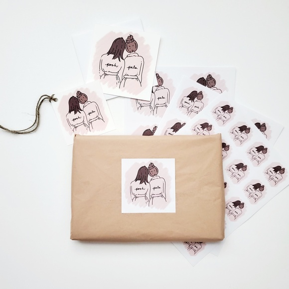 LB078 NOTE CARDS Custom Blank Poshmark Note Cards Shipping Supplies [Price Firm] - Picture 6 of 8